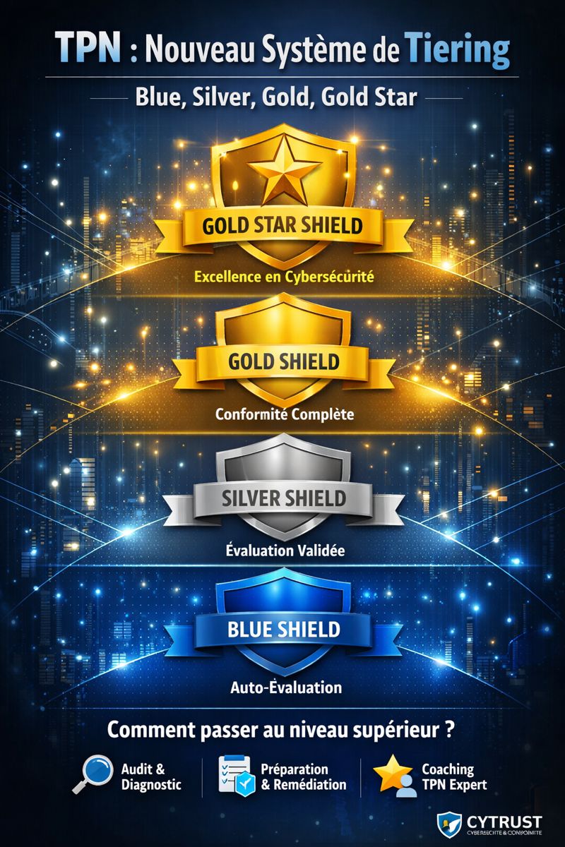 Niveaux TPN : Blue, Silver, Gold, Gold Star